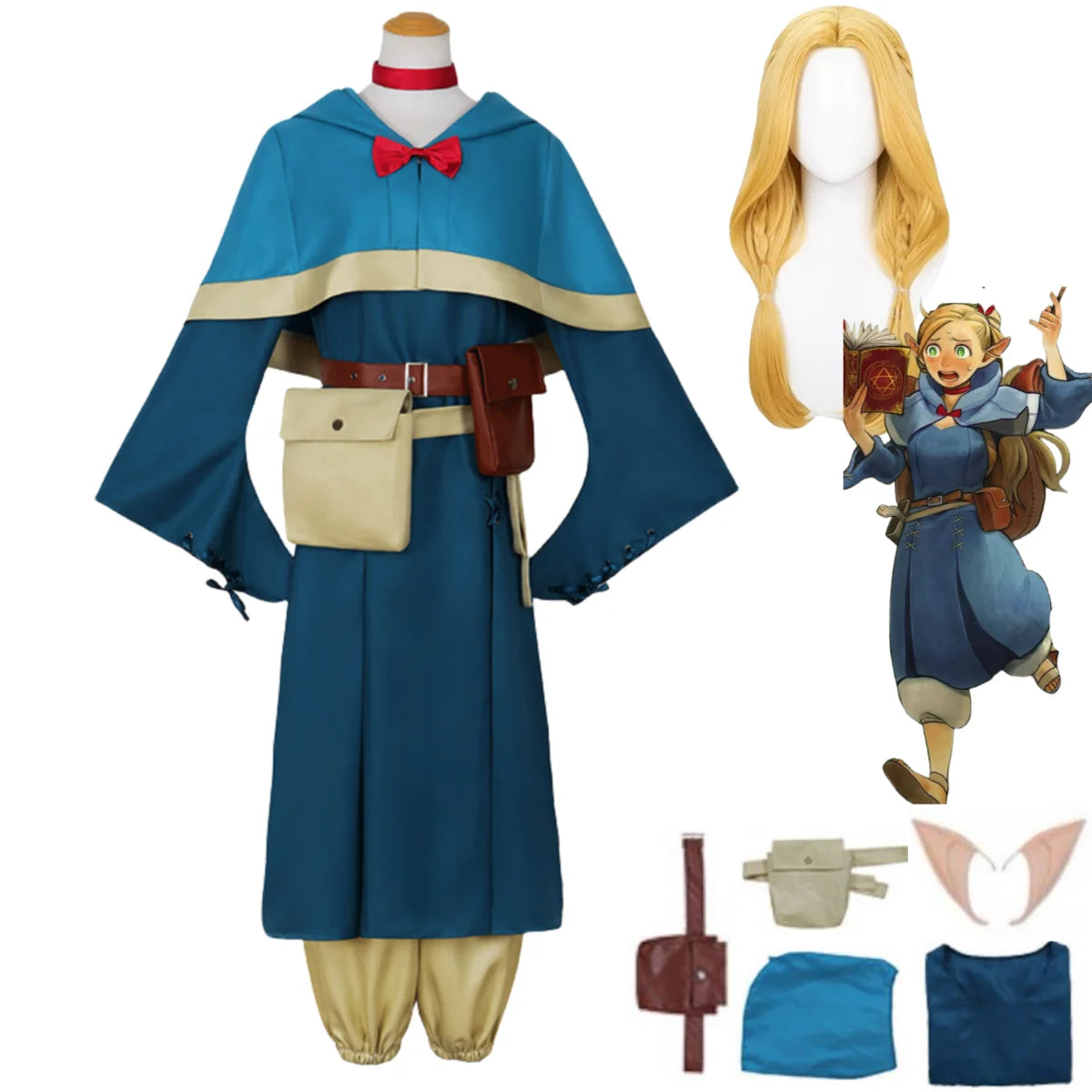 2024 New Anime Delicious in Dungeon Marsilla Marushiru Cosplay Costume