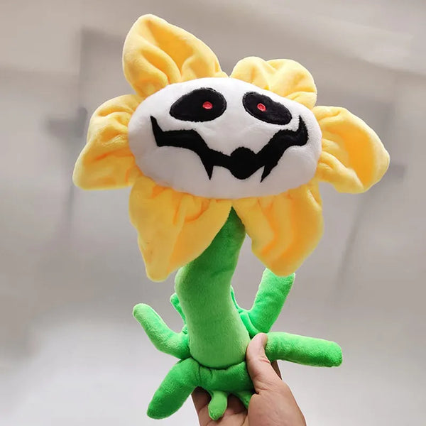 25cm Undertale Sunflower Plush Toy Stuffed Plant Doll Cartoon Mascot  Flowey Plushies Figurine Stuffed Sun Flower Kid Fans Gift