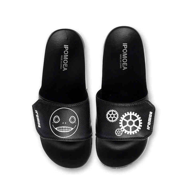 Unisex Anime NieR:Automata soft bottom PVC Casual buckle slippers babouche sandals Slides