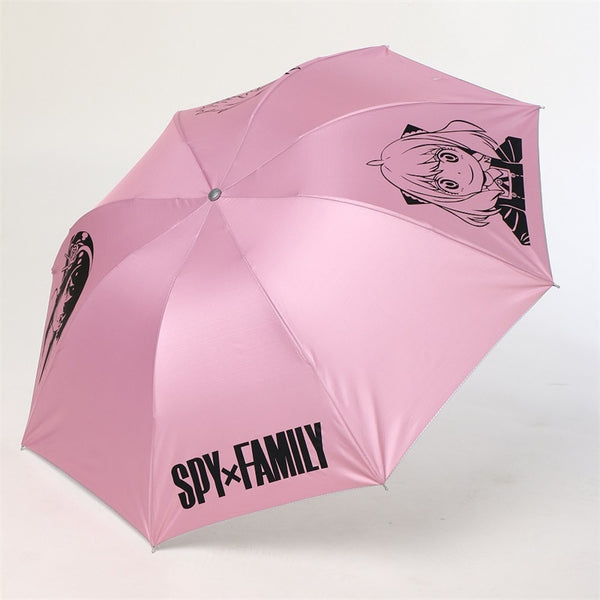 Anime Spy Family Folding  Umbrella Cosplay Props Yor Forger Printing Folding Sun Umbrella
