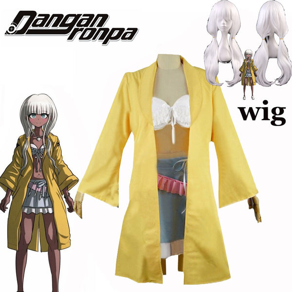Danganronpa V3:Killing Harmony Angie Yonaga Uniform Suit Cosplay Costume Wig Accessories
