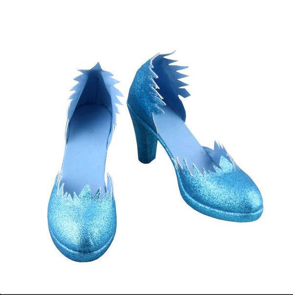 Queen Princess Cosplay Elsa Cosplay Shoes Boots Halloween Carnival Cosplay Costume Accessories For Women Girls