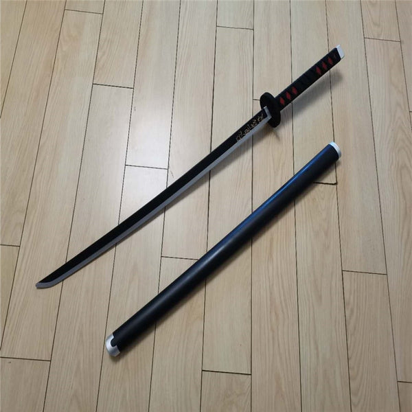 New 104cm Kimetsu no Yaiba Sword Weapon Demon cos Slayer Satoman Tanjiro  Cosplay Sword 1:1 Anime Ninja Knife PU Weapon Prop