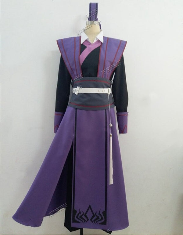 Mo Dao Zu Shi Anime Cosplay Costume Jiang Cheng Teenage Ver Grandmaster of Demonic Cultivation For Women Men Ancient Clothes