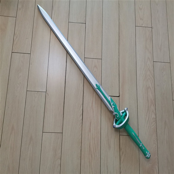 109CM Cosplay Anime Sword Art Game Online Asuna Flashing Light  Sword Weapon Prop Role Play SAO Asuna PU Weapon Sword Model
