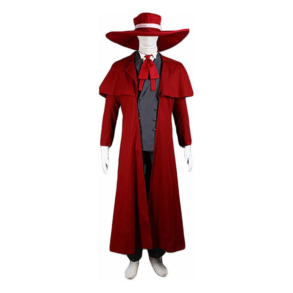 Alucard Cosplay Anime Hellsing Character Costume Uniform Carnival Party Suit