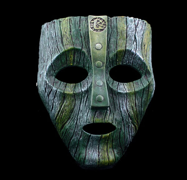 Movie The Mask La máscara Cosplay Props for Loki Loptr Hveðrungr Masquerade Halloween Mask Resin