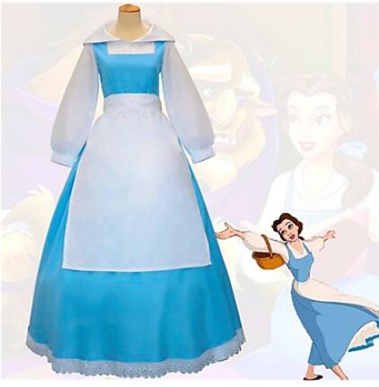 Inspired by Karneval Beauty and the Beast Bell Cranel Cosplay Costumes Cosplay Tops/Bottoms Solid Long Sleeves Shirt Skirt