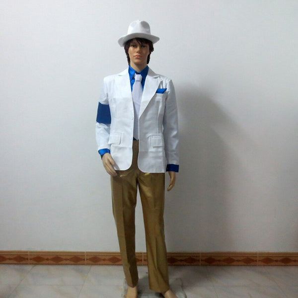 MJ Michaell Jacksons Smooth Criminal Michael Jackson Full Set Party Halloween Uniform Outfit Cosplay Costume Customize Any Size