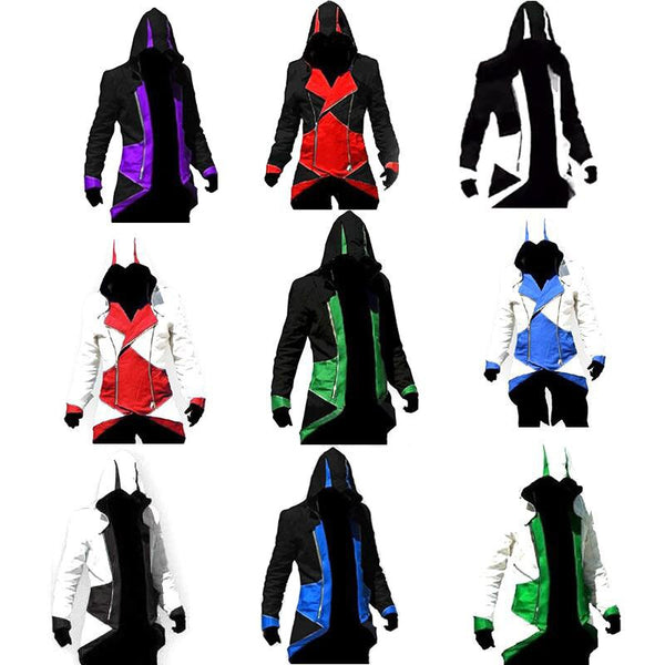 Assassins Cosplay Creed Cosplay Streetwear Hooded Jacket Coats