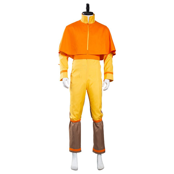 Avatar: The Last Airbender Avatar Aang Cosplay Costume Jumpsuit Outfits Halloween Carnival Suit