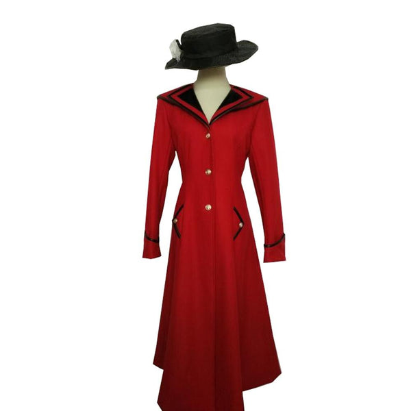 Mary Poppins Coat Mary Poppins Cosplay Costume Coat and Hat