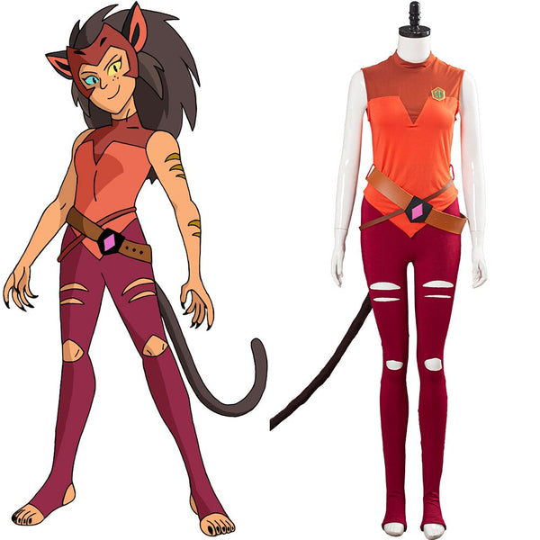 She-Ra - Princess of Power Catra Cosplay Costume Adult Women Uniform Outfits Halloween Carnival Costumes Full Suits