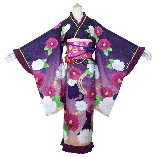 Anime Game Princess Connect! Re:dive Cosplay Costume Kyaru/kiruya Momochi Cosplay Costume Halloween Clothes Women Kimono Set