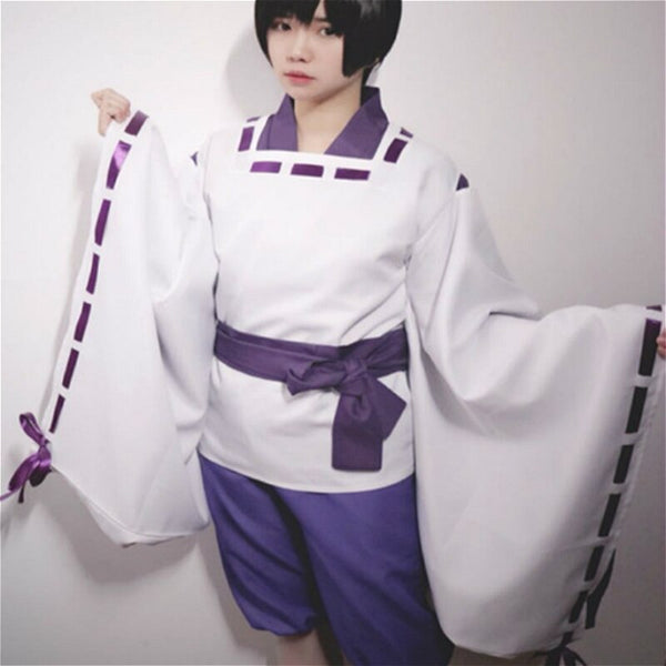 Anime Axis Powers Hetalia Cosplay Costume Japan Honda Kiku Cosplay Costumes Kimono Set Halloween Clothing Male/female Unisex