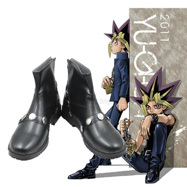 Yu-Gi-Oh! Game King Duel Monsters Yugi Muto Mutou Yugi Characters Anime Costume Prop Cosplay Shoes Boots