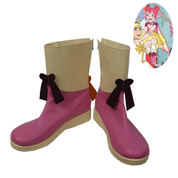 She-Ra Princess of Power Flutterina Shoes Cosplay Women Boots