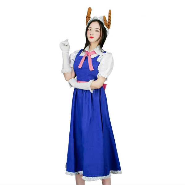 Miss Kobayashi's Dragon Maid Cosplay Costume Full Set Tohru Cosplay Kobayashi San Chi No Maid Dragon With Cos Dragon Headwear