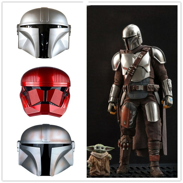 The Mandalorians Helmet Headgear Mando Full Face Gear Cosplay Party Stage Accessory Bounty Hunter Mask For Adult
