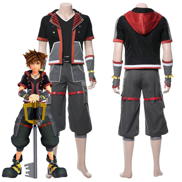 Kingdom Hearts III Sora Cosplay Costume Outfit Adult Male female Halloween Carnival Cosplay Costumes Custom Made