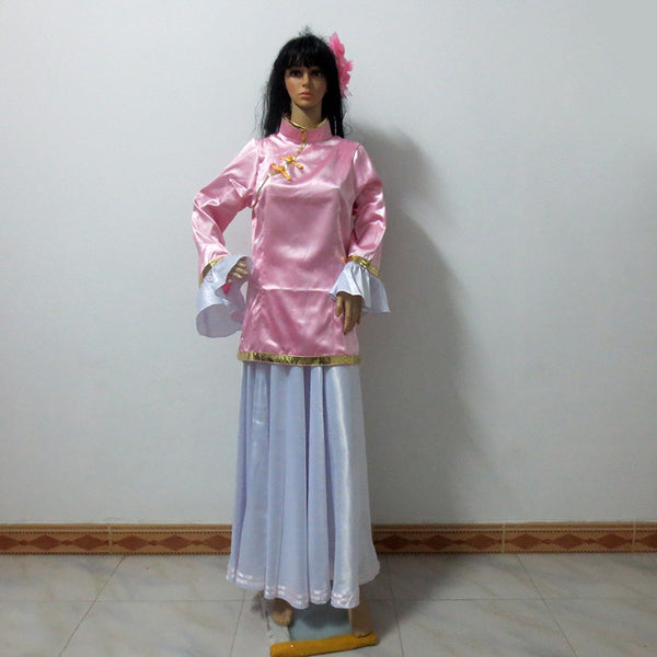 APH Axis Powers Hetalia Taiwan Dress Cosplay Costume Female Woman Custom Made Any Size