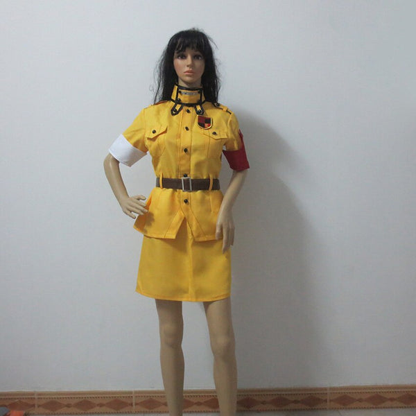 Hellsing Seras Victoria Cosplay Costume Yellow Dress