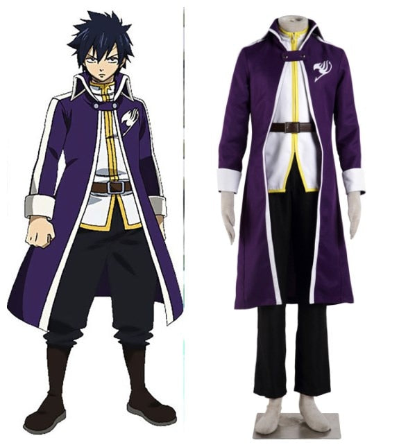 Fairy cos Tail Team Fairy Tail Gray Fullbuster outfit costume Cosplay
