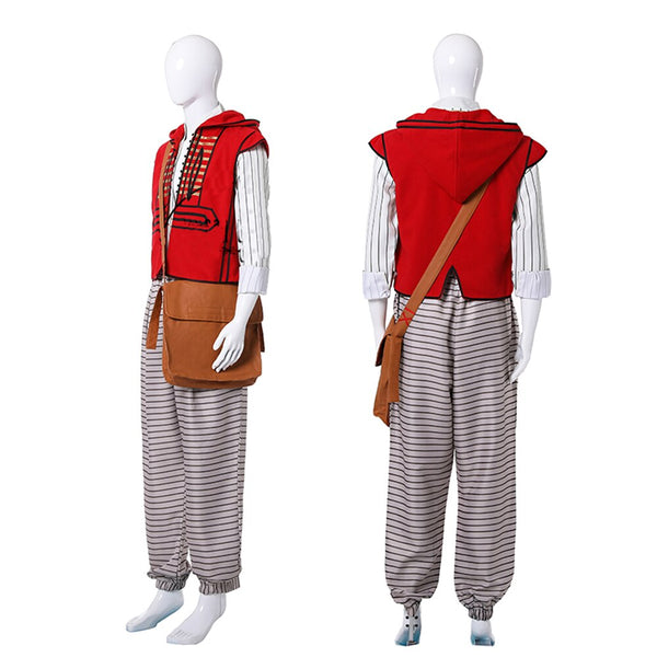 Movie Aladdin Red Halloween Carnival Party Comics Show Cosplay Costume