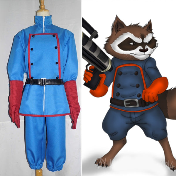 Guardians Cosplay Galaxy Rocket Raccoon Cosplay Costume