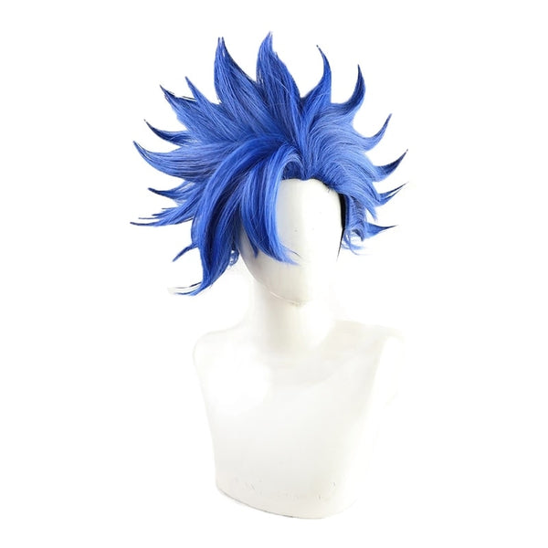 Anime SK∞ Shindo Ainosuke Cosplay Wig ADAM S Blue Short Fluffy Heat Resistant Synthetic Hair SK8 the Infinity SK Eight + Wig Cap
