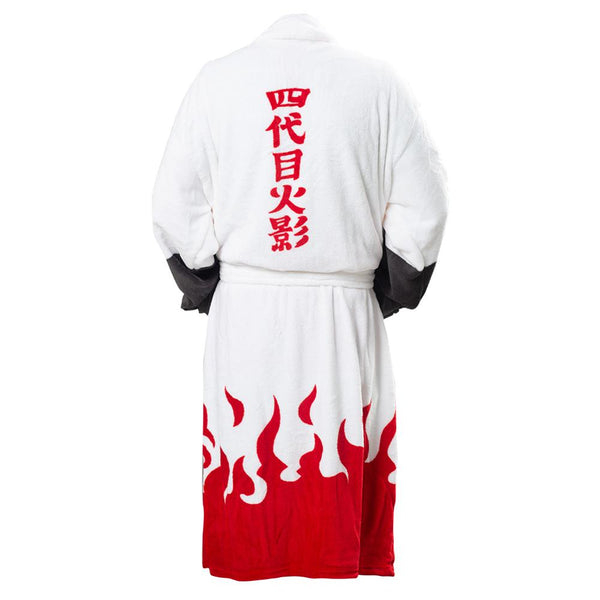 Anime Thermal Flannel Bathrobe HokageE Cosplay Costume Robe Uzumaki cloak Winter Thick Dressing Gown cosplay