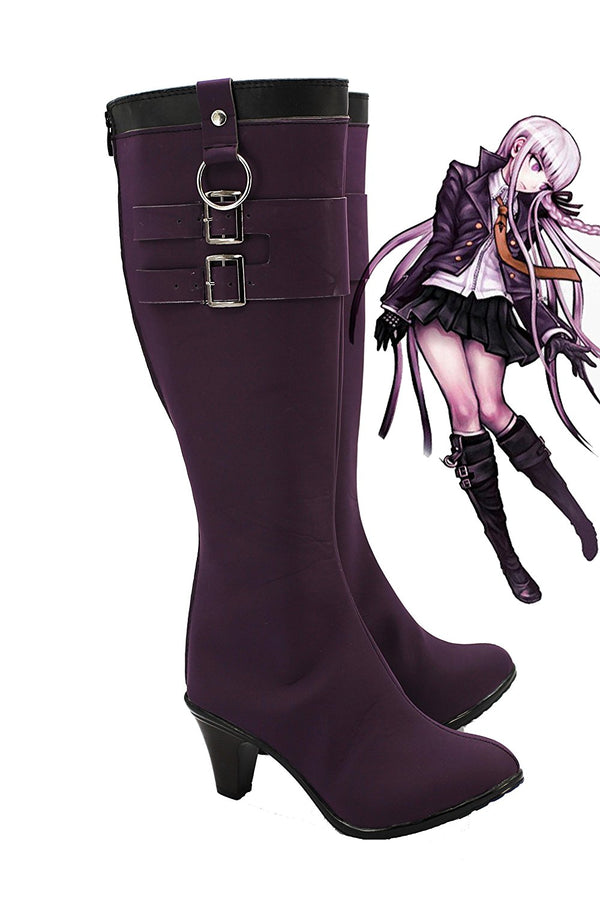 Danganronpa: Trigger Happy Havoc Kyoko Kirigiri Cosplay Boots Shoes High Heel Custom Made