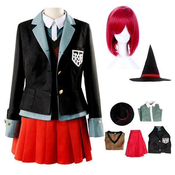 Anime Danganronpa Magician Yumeno Himiko Girl Uniform Cosplay Costume Halloween Clothes