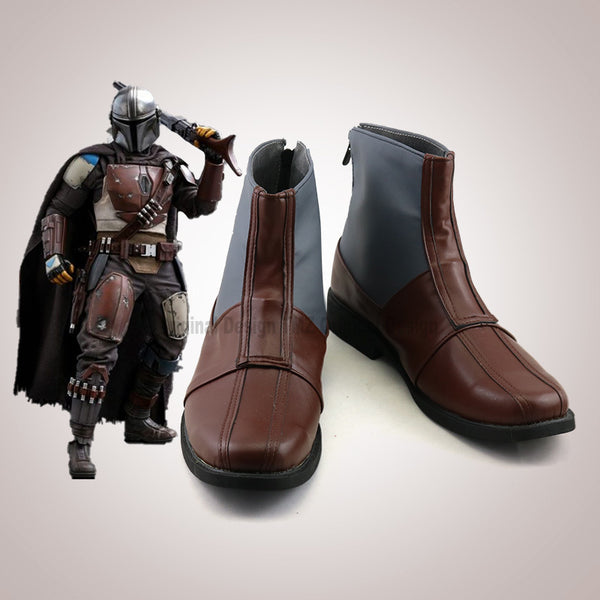 Star Cos Wars Mandalorian Characters Anime Costume Prop Cosplay Shoes Boots