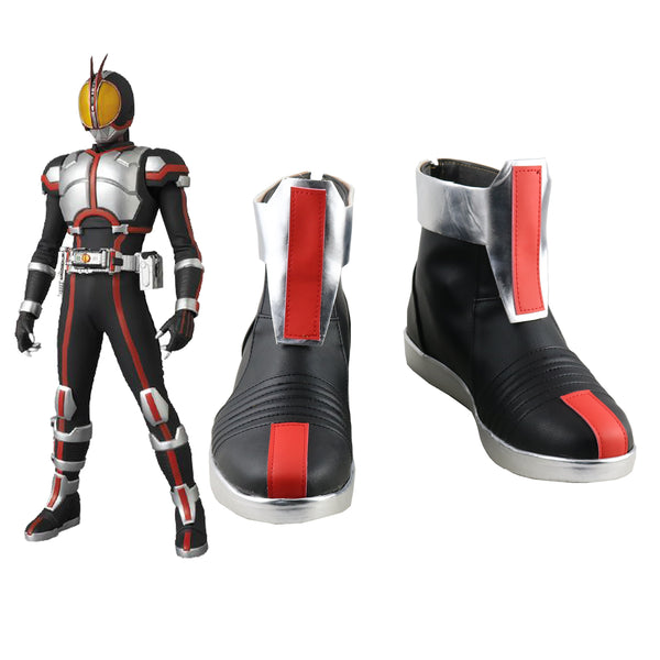 Masked Rider Faiz Cosplay Shoes Kamen Rider Boots Halloween Carnival Shoes