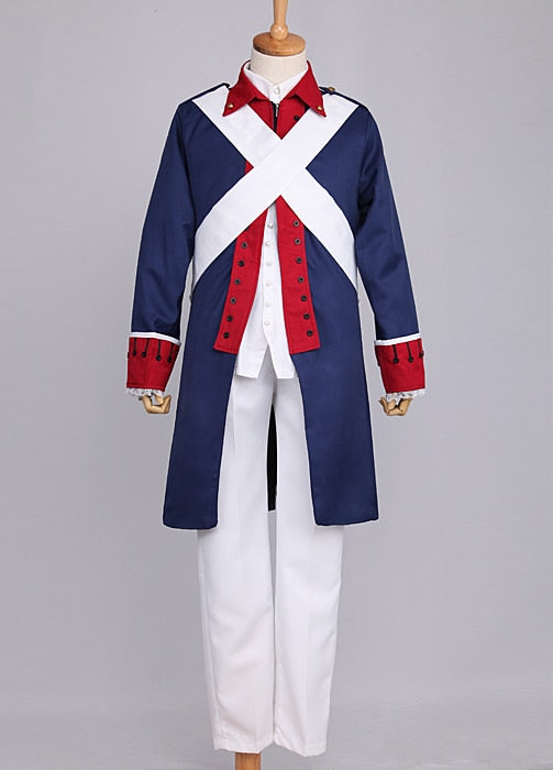 Hetalia Axis Powers American revolution military uniform cosplay costume halloween