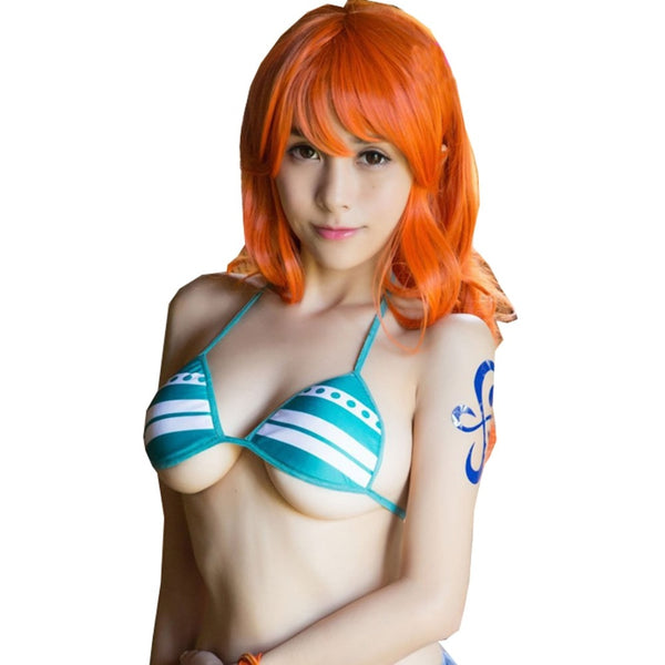 ONE and PIECE Nami cosplay costume sexy bikini Only Top