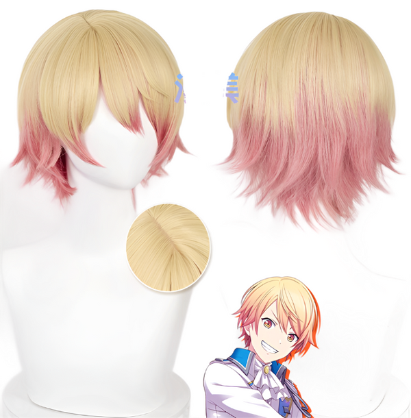 Anime Tenma Tsukasa Cosplay Wig 30cm Short Wigs Heat Resistant Synthetic Hair Halloween