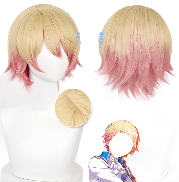 Tenmama Anime Tsukasasa Cosplay Wig 30cm Short Wigs Heat Resistant Synthetic Hair Halloween