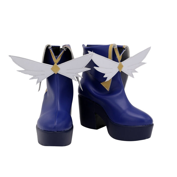 New Unisex Anime Cos Tokinono Sorara Cosplay Boots Shoes Halloween Christmas Party Custom Size