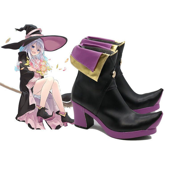 New Unisex Anime Cos Wanderinging Witches a Journey Of Elainana Cosplay Boots Shoes Halloween Christmas Party Custom Size