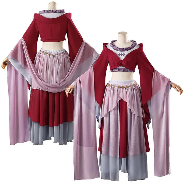 The Apothecaryry Anime Maomao Cosplay Costume Moon Colorful Dress Animation Convention Halloween Christmas