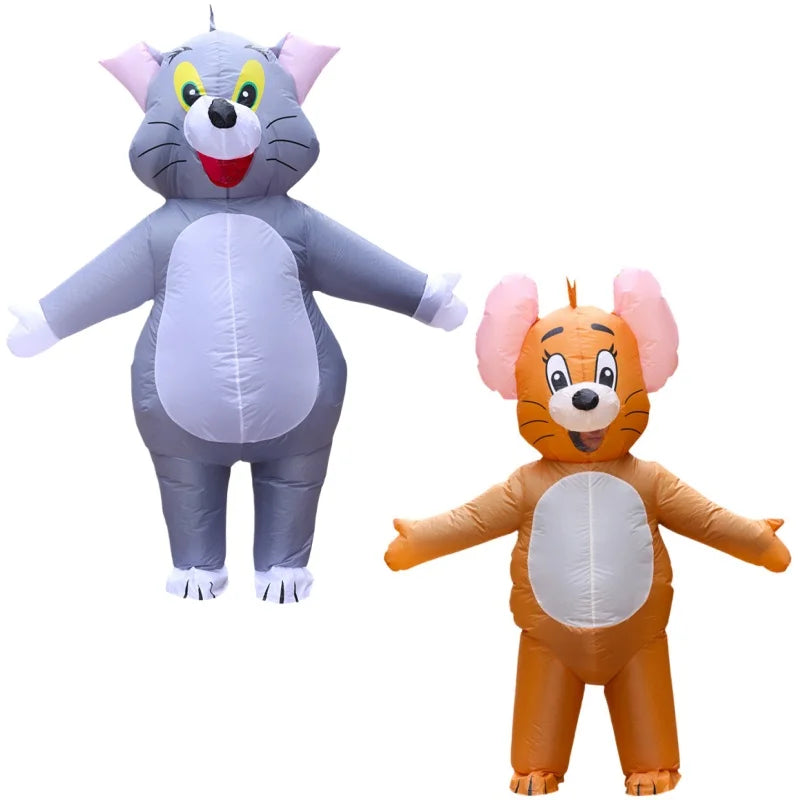 Inflatable Dagger Adult Cat and Mouse Inflatable Cosplay Costume Party Funny Cosplay Cos ...