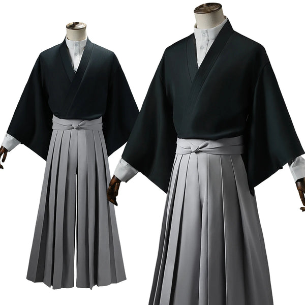 Anime Zeninin Naoyaya Cosplay Costume Kimono Top Pants Shirt Halloween Christmas Convention Gift