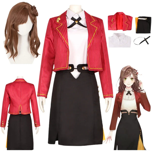 Anime Tears of T Themisis Heroinene Rosasa Cosplay Costumes Wig