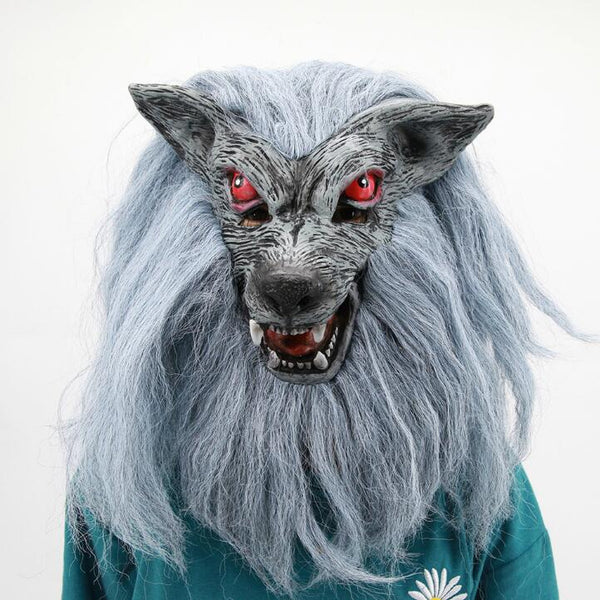 4 Style Cosplay Masks Scary Mask Latex Wolf Maske Werewolf Furry Animal Wolf Mask Halloween Costume Party Mask Props Accessories