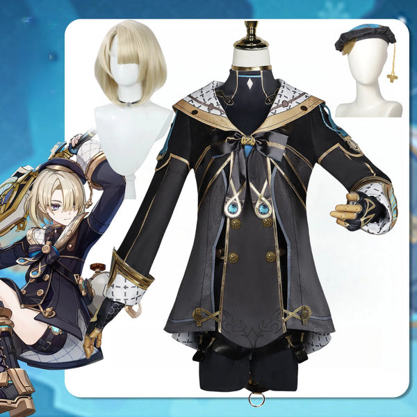Game Genshin Impact Freminet Fontaine Cosplay Costume Clothes