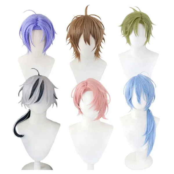 Game Nunu Carnival Olivinene Eidenen Blade Kuyaya Edmondnd Asterer Yakumomo Quincycy Garuru Cosplay Wig Heat Resistant Hair Anime Wigs + Wig Cap