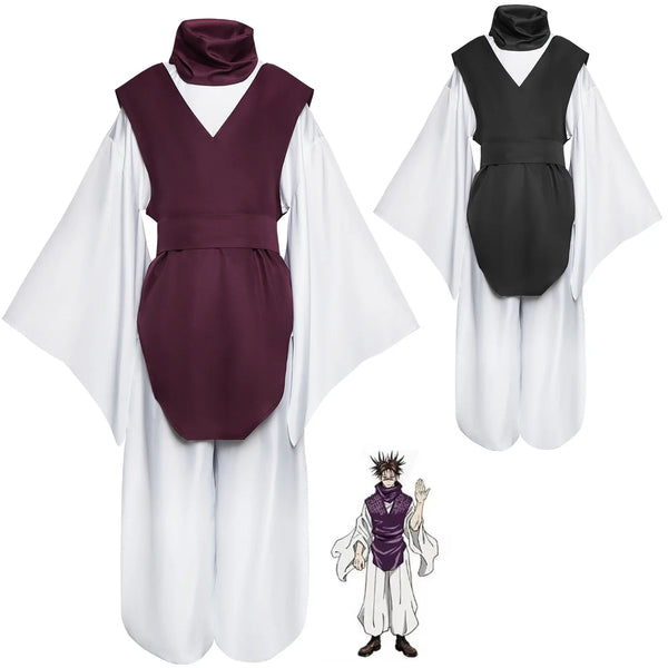 Anime Jujutsusu JJKjk Chososo Cosplay Costume Kaimmense Uniforme Noirir et Marronon Tenueue d Halloween Carnaval ixTrempéepee