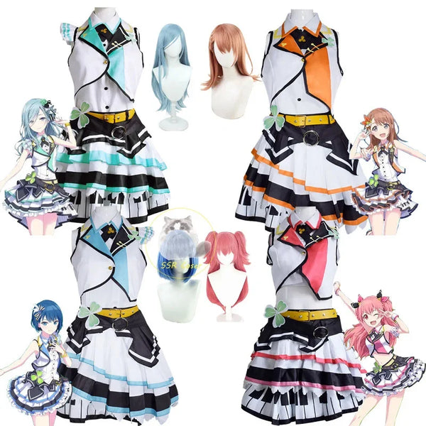 Project Cosplay Sekaiai Colorful Stage Feat. MORE MORE JUMP Kiritanini Harukaka Hanasatoto Minoriri Momoioi Airiri Hinomoriri Shizukuku Cosplay Costume